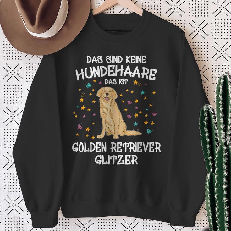 Golden Retriever Glitter Dog Holder Mix Dog Sweatshirt Geschenke für alte Frauen