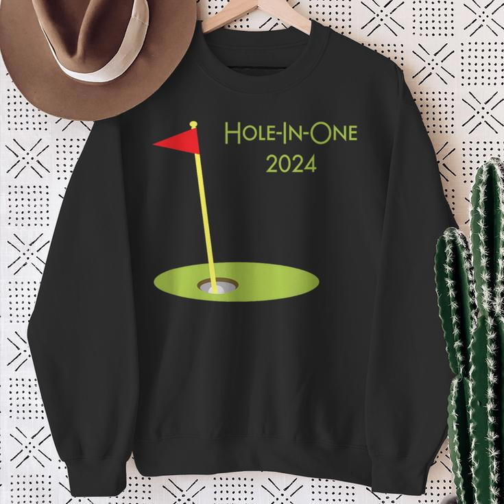 Golf Hole In One 2024 Sport Themed Golfing For Golfer Sweatshirt Gifts for Old Women