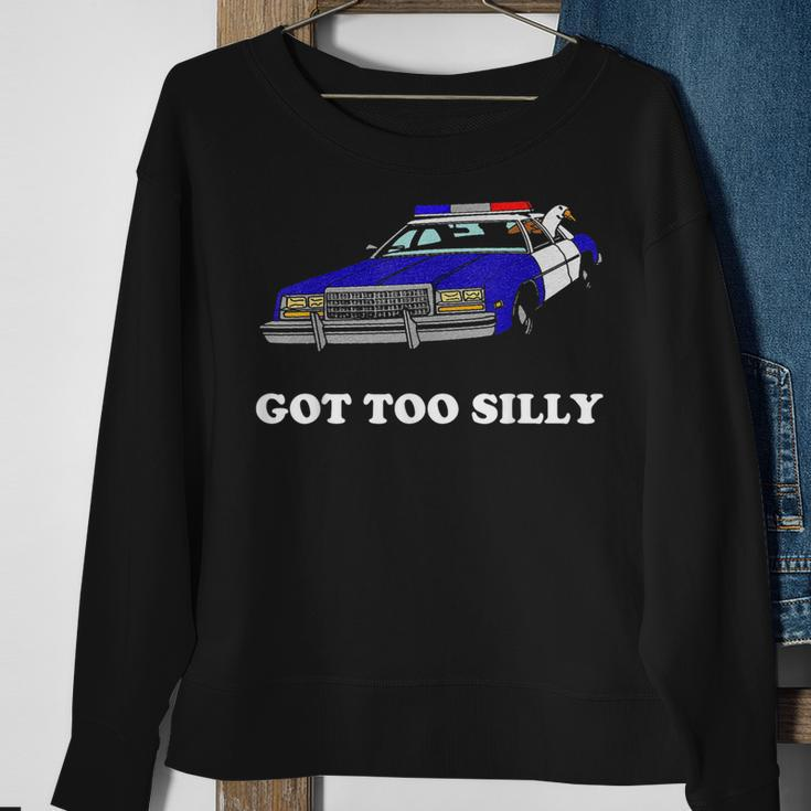 Goose Got Too Silly Sweatshirt Gifts for Old Women