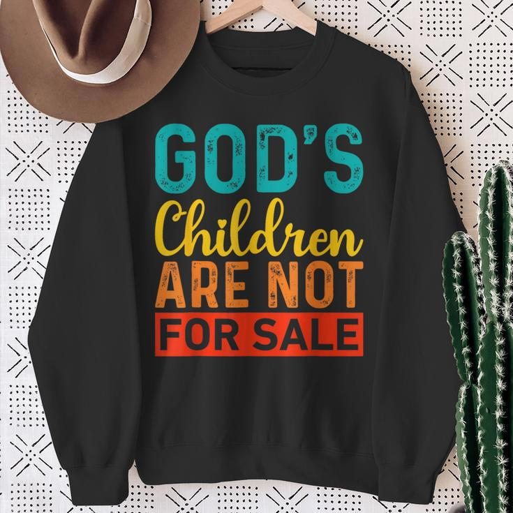 Gottes Kinder Stehen Nicht Zum Verkauf Lustig Sweatshirt Geschenke für alte Frauen