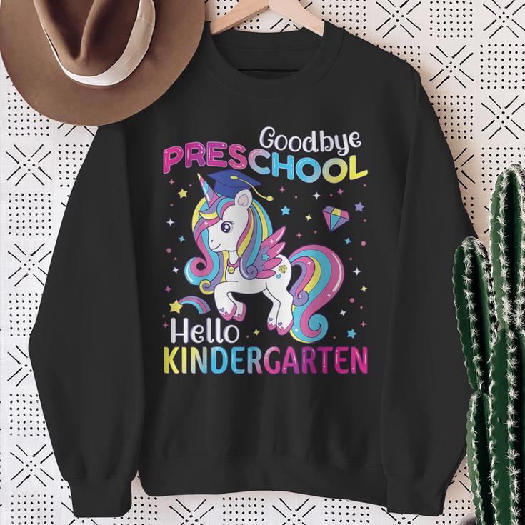 Graduation 2024 Goodbye Preschool Hello Kindergarten Unicorn Sweatshirt ...