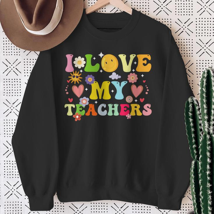 Graduation I Heart My Teachers I Love My Teachers Sweatshirt Gifts for Old Women