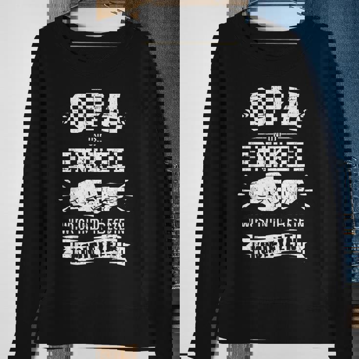 Grandpa Und Enkel Wir Sind Die Beste Komplizen Sweatshirt Geschenke für alte Frauen