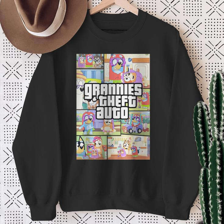 Grannies Theft Auto Sweatshirt Gifts for Old Women