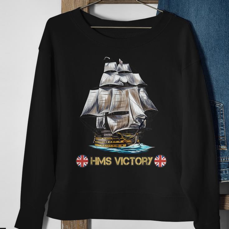 Great Britain Royal Navy Ship Of The Line Hms Victory Sweatshirt Gifts for Old Women