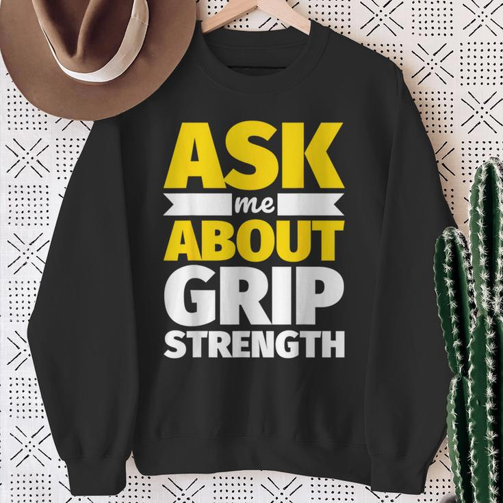 As Me About Grip Strength Weightlifting Sweatshirt Gifts for Old Women