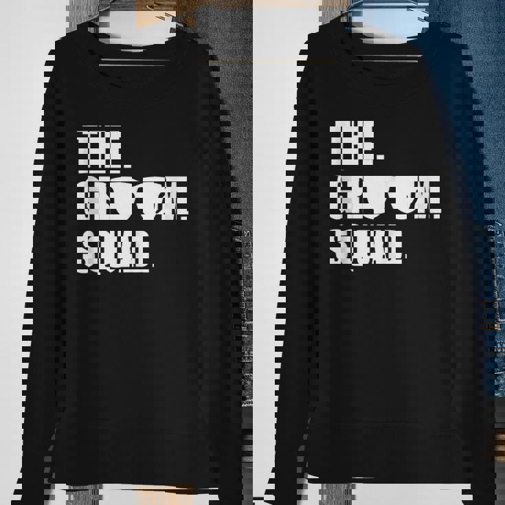 The Groom Squad Bachelor Party Sweatshirt Gifts for Old Women