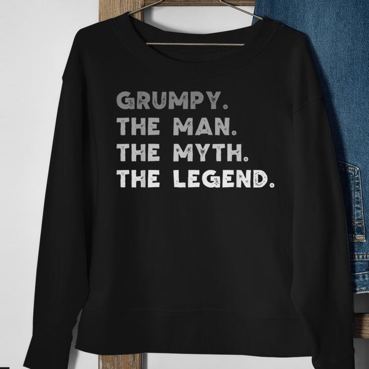 Grumpy The Man Myth The Legend Cool Sweatshirt Gifts for Old Women