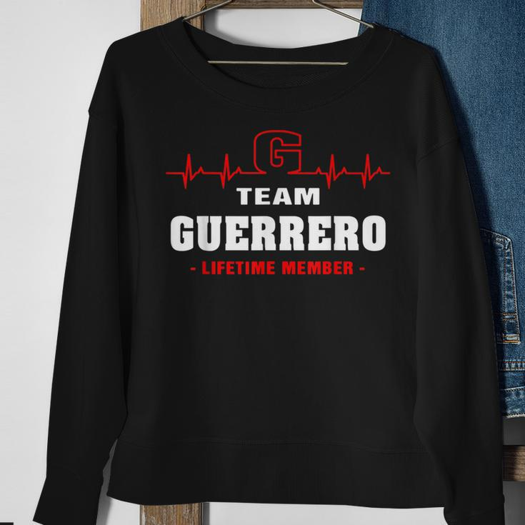 Guerrero Surname Family Name Team Guerrero Lifetime Member Sweatshirt Gifts for Old Women