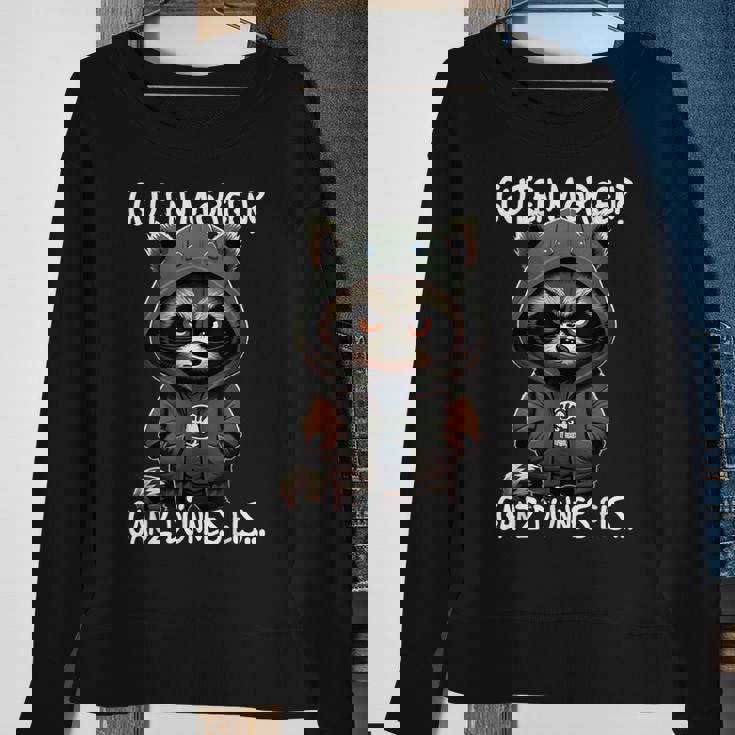Guten Morgen Ganz Thin Ice Cream Black Sweatshirt Geschenke für alte Frauen