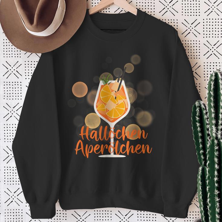 Hallöchen Aperölchen Spritz Party Fancy Dress Sweatshirt Geschenke für alte Frauen