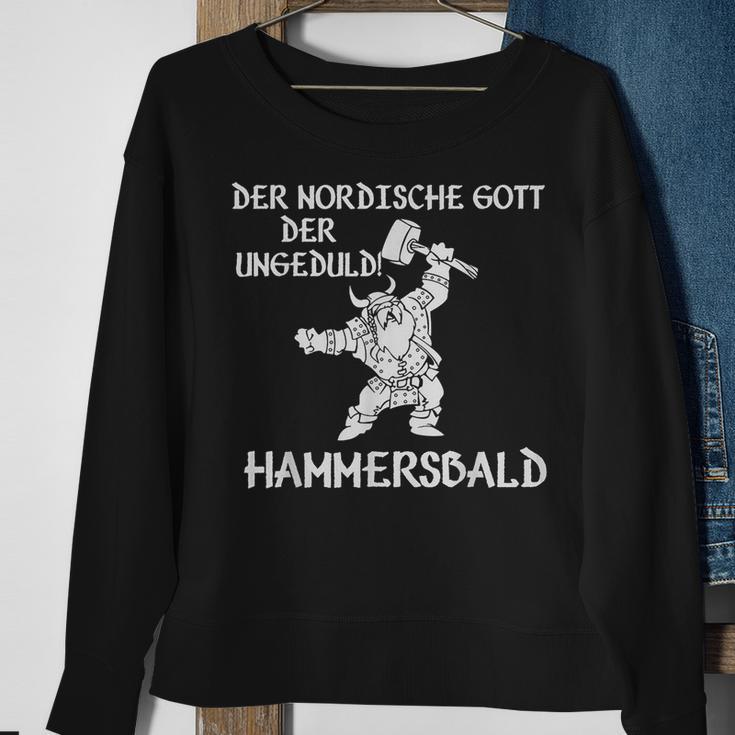 Hammersbald Der Nordische Gott Der Immatid Sweatshirt Geschenke für alte Frauen