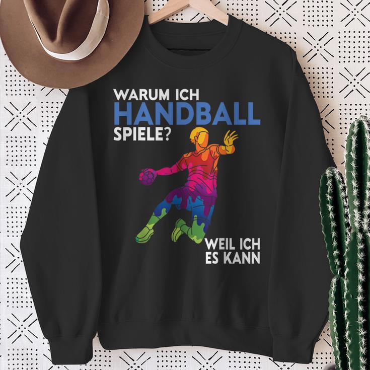 Handball Spieler s Für Herren Frauen Und Handball Fans Sweatshirt Geschenke für alte Frauen