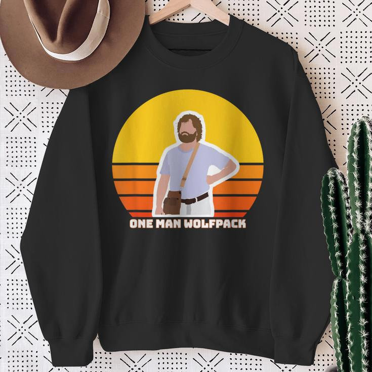 Hangover Movie Classic Cinema One Man Wolfpack Sweatshirt Gifts for Old Women