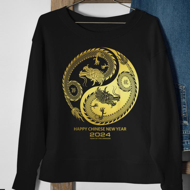 Happy 2024 Chinese New Year 2024 Year Of The Dragon 2024 Sweatshirt Gifts for Old Women