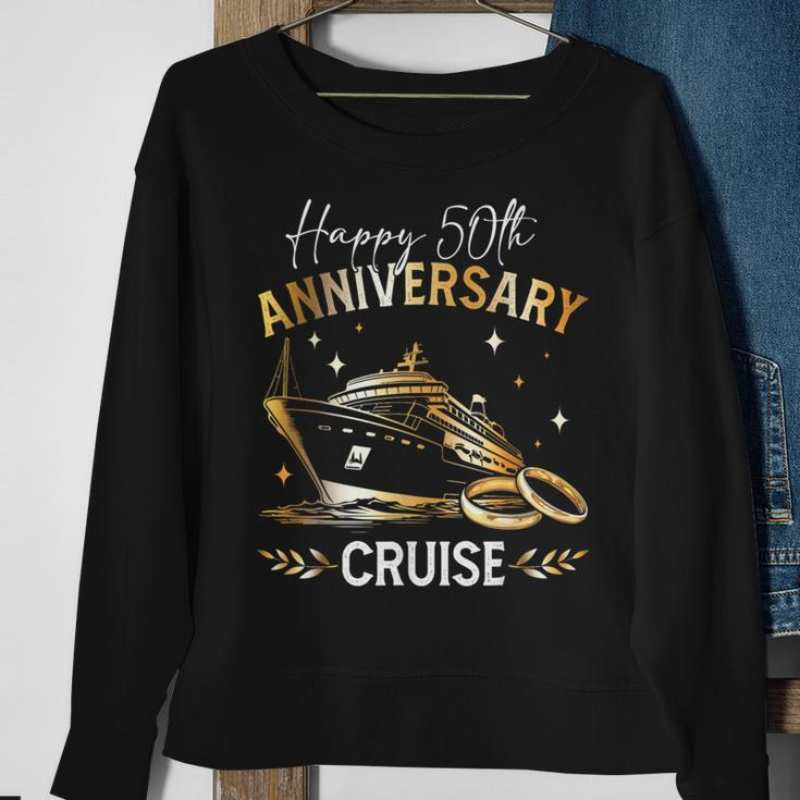 Happy 50Th Anniversary Cruise Wedding Matching Sweatshirt Gifts for Old Women