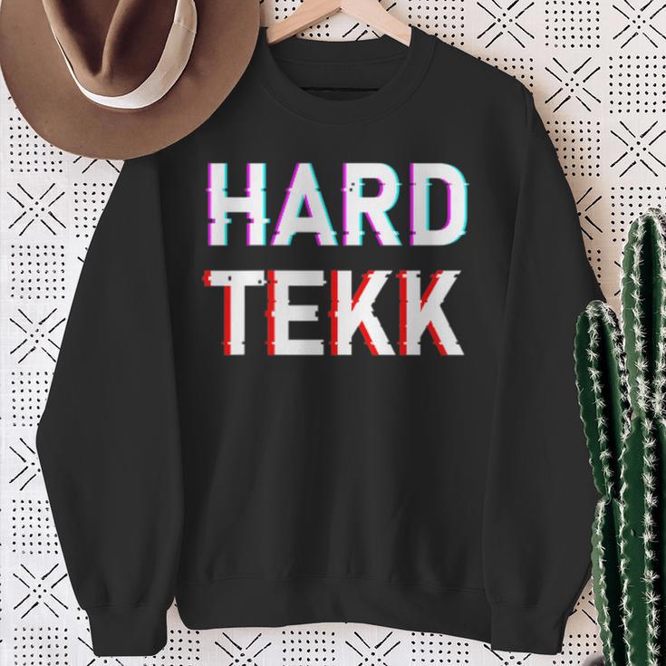 Hardtekk Hard Techno Tekk Sweatshirt Geschenke für alte Frauen