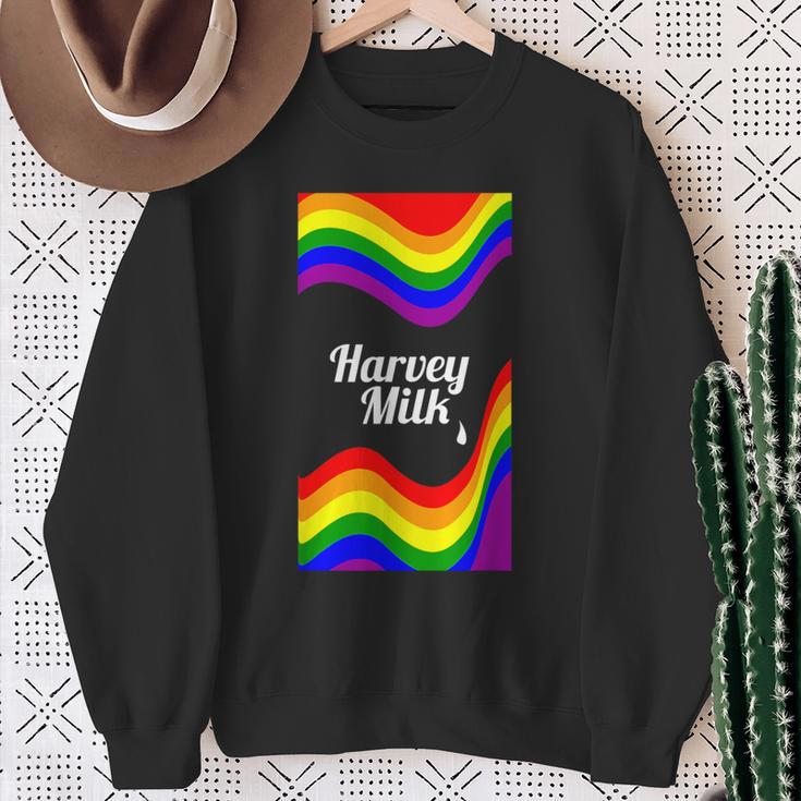 Harvey Milk Love Is Love Gay Pride Love Is Love Sweatshirt Gifts for Old Women