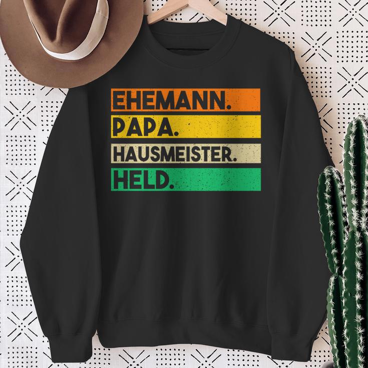 Hauswirt Papaateratertag Hausmeister Sweatshirt Geschenke für alte Frauen