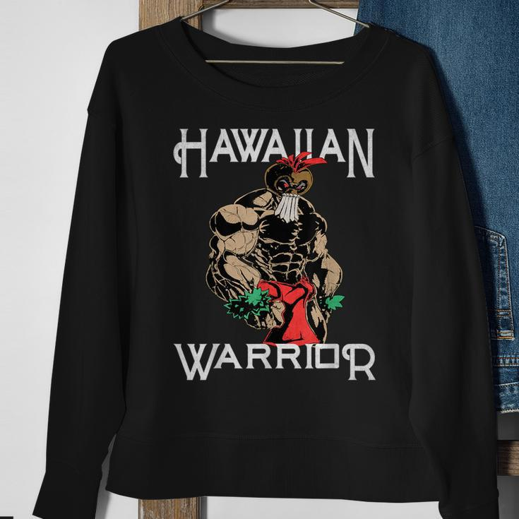 Hawaii Warrior Native Hawaiian War HelmetSweatshirt Gifts for Old Women