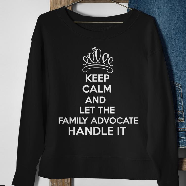 Head Start Keep Calm Family Advocate Head Start Support Sweatshirt Gifts for Old Women