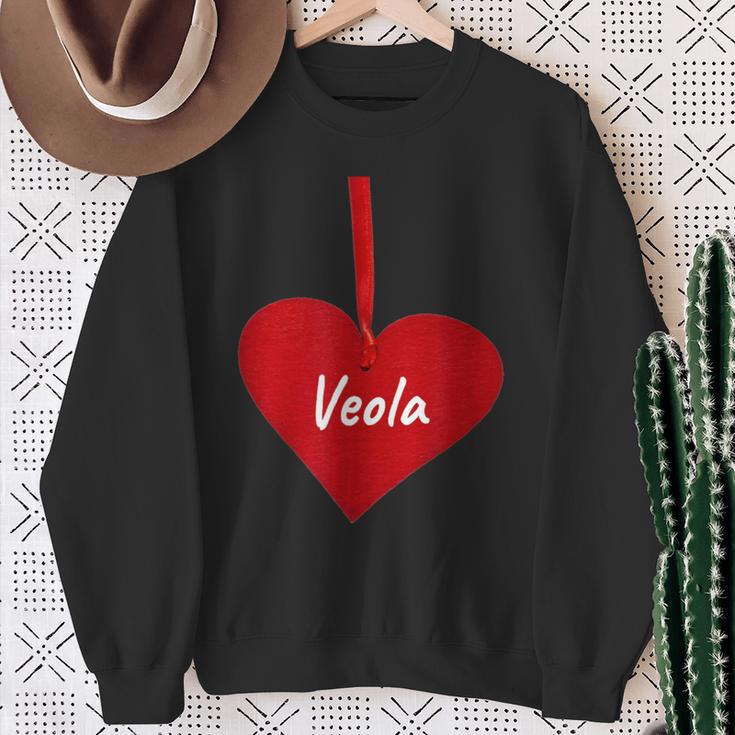 Hearteola – I Loveeola Personalisiertes Geschenk Sweatshirt Geschenke für alte Frauen