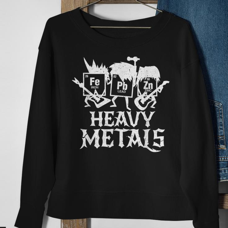 Heavy Metals Periodic Table Chemistry Sweatshirt Gifts for Old Women