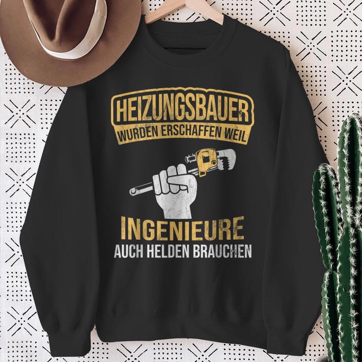 Heizungsbauer Herden Der Ingenieure Heater Building Sweatshirt Geschenke für alte Frauen