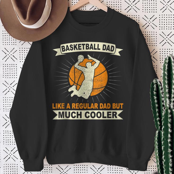 Herren Basketballer Papa Korbleger Dunkingater Basketball Sweatshirt Geschenke für alte Frauen