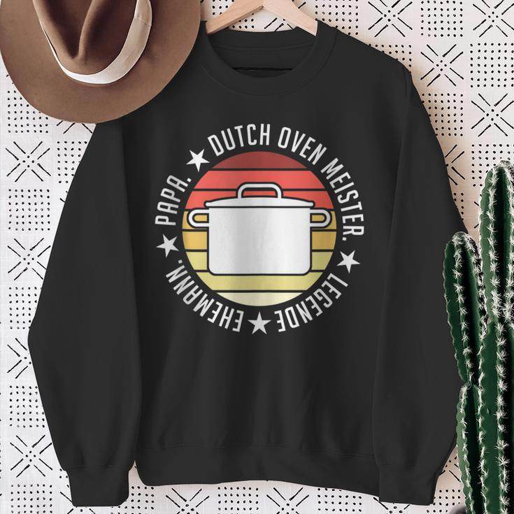 Herren Dopfen Papa Dutch Oven Ehemann Grillen Sweatshirt Geschenke für alte Frauen