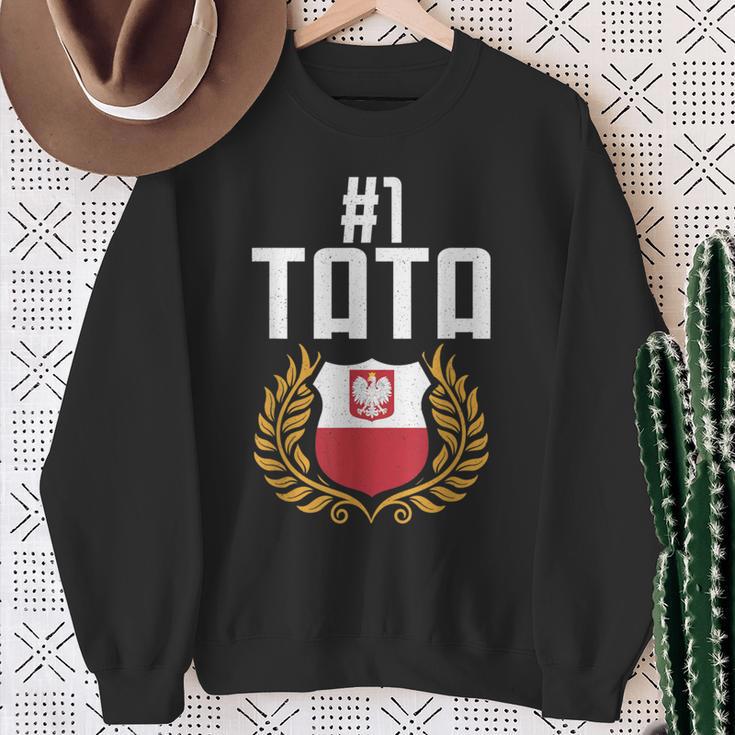 Herren Tatko Ojczulek Tato Papa Ojciecatertag Tata Sweatshirt Geschenke für alte Frauen