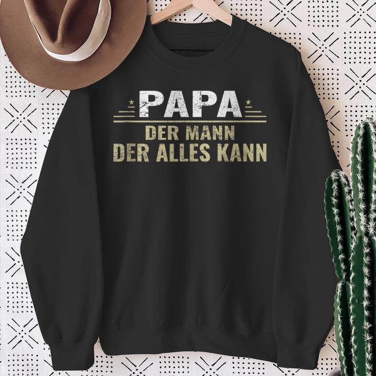 Herren Weltbester Papaatertag Sohn Tochterater Sweatshirt Geschenke für alte Frauen