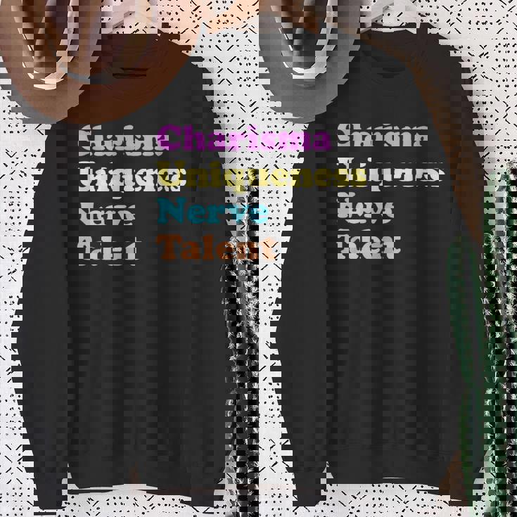 Hidden Word Adult Humor Sassy Raunchy Gag Sweatshirt Gifts for Old Women
