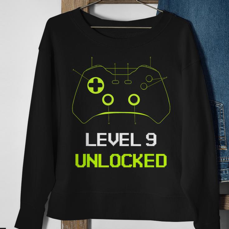 High School Freshman Level 9 Unlocked Gaming Sweatshirt Gifts for Old Women