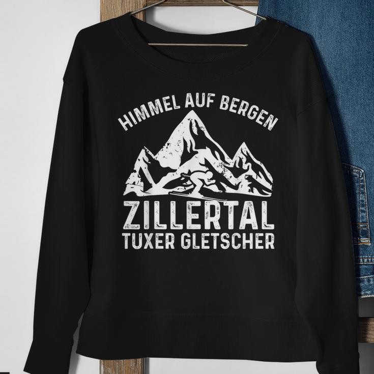 Himmel Auf Erden Zillertal Tuxer Glacier Skier Men's Black Sweatshirt Geschenke für alte Frauen