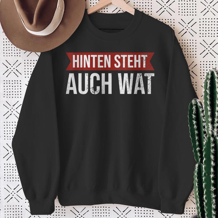 Hinterten Steht Auch Was Was Back Stands Och Wat Sweatshirt Geschenke für alte Frauen