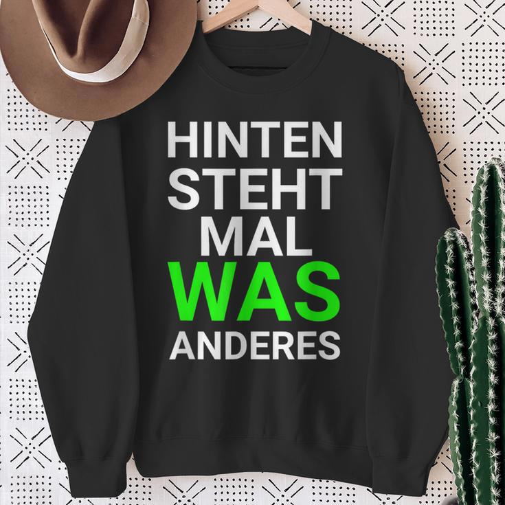 Hinterten Steht Mal Was Ander Sweatshirt Geschenke für alte Frauen