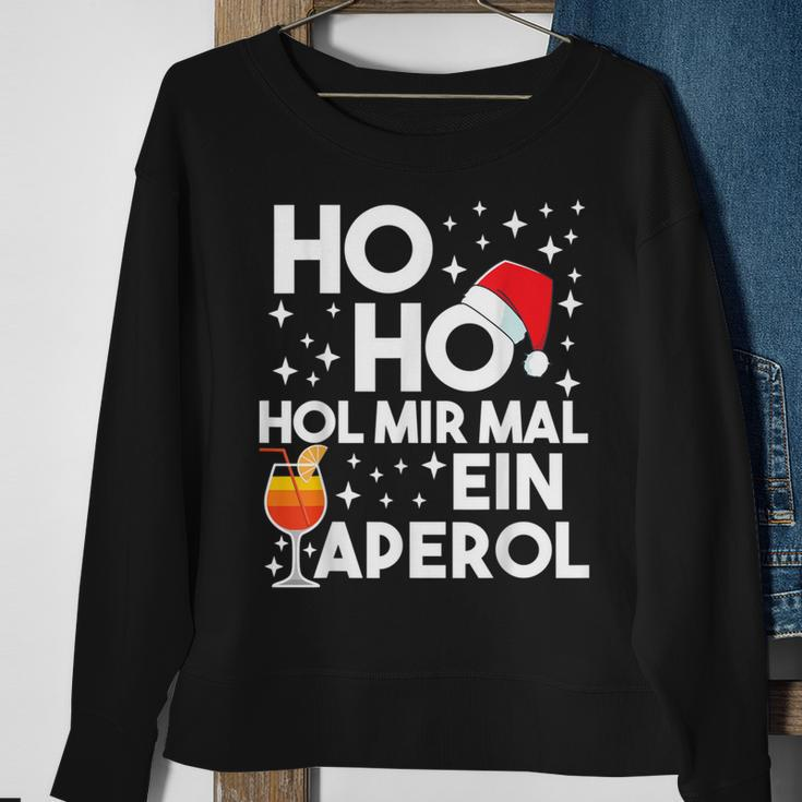 Ho Ho Hol Mir Mal An Aperol Winter Christmas Aperol Sweatshirt Geschenke für alte Frauen