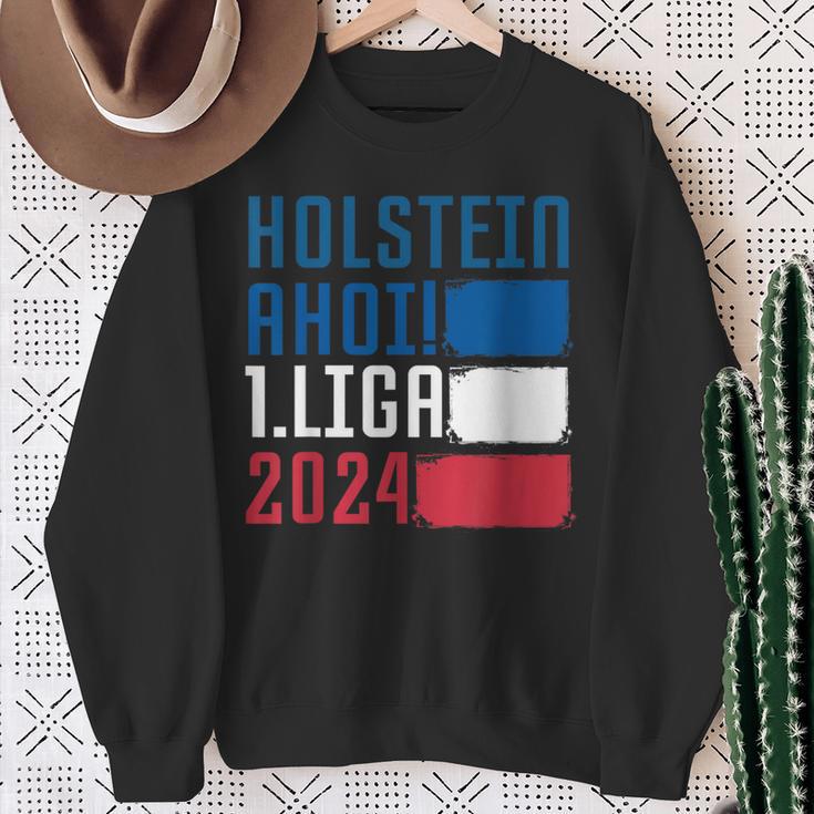 Holstein Ahoi Moin 1Liga 2024 Aufstieg Kiel Fanartikel Sweatshirt Geschenke für alte Frauen