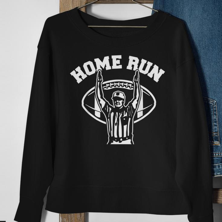 Home Run Football Referee Football Touchdown Homerun Sweatshirt Gifts for Old Women