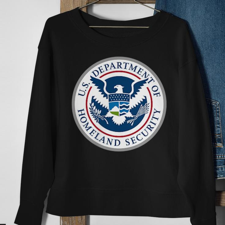 Homeland Security Tsa Veteran Work Emblem Patch Sweatshirt Gifts for Old Women