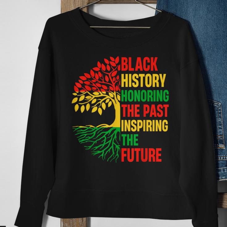 Honoring The Past Inspiring The Future Black History Month Sweatshirt Gifts for Old Women