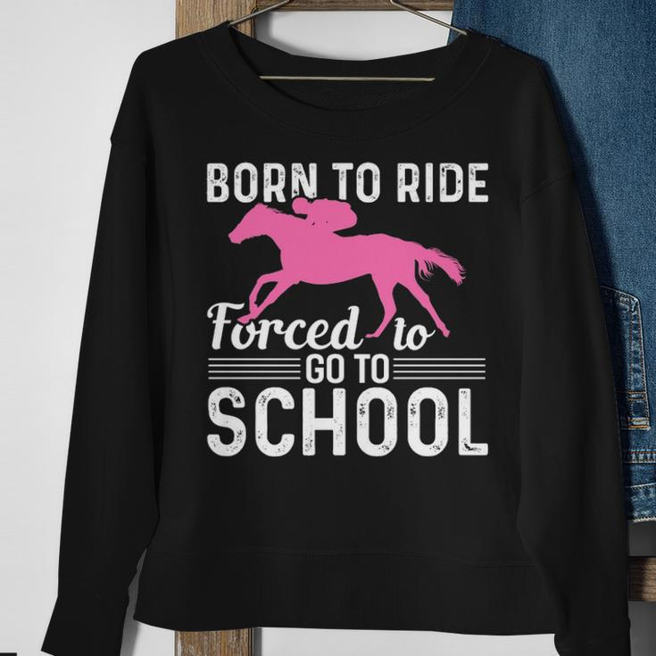 Horseback Riding Girl Horse Girl Sweatshirt Gifts for Old Women