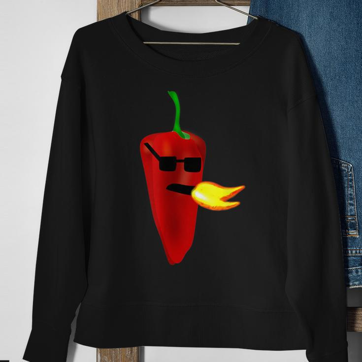 Hot Pepper Sauce Lovers Sweatshirt Gifts for Old Women