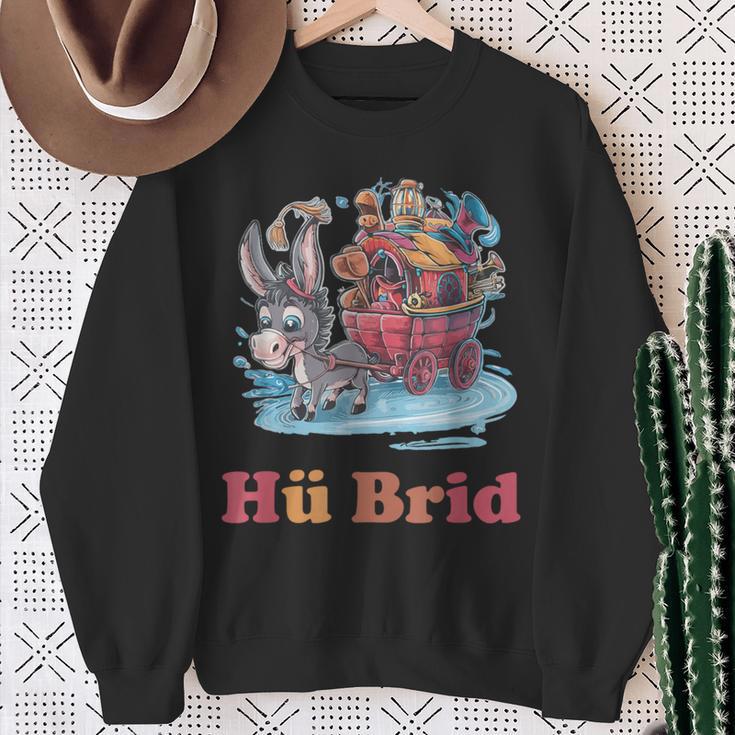 Hü Brid Lustiges Hybrid Auto Pferd Sweatshirt Geschenke für alte Frauen