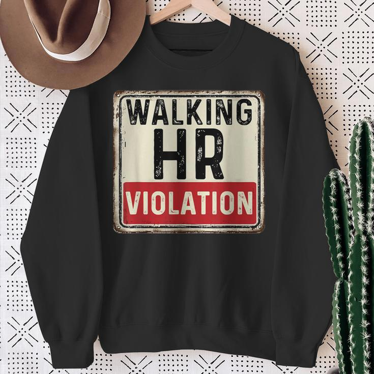 Human Vintage Humor Sweatshirt Gifts for Old Women
