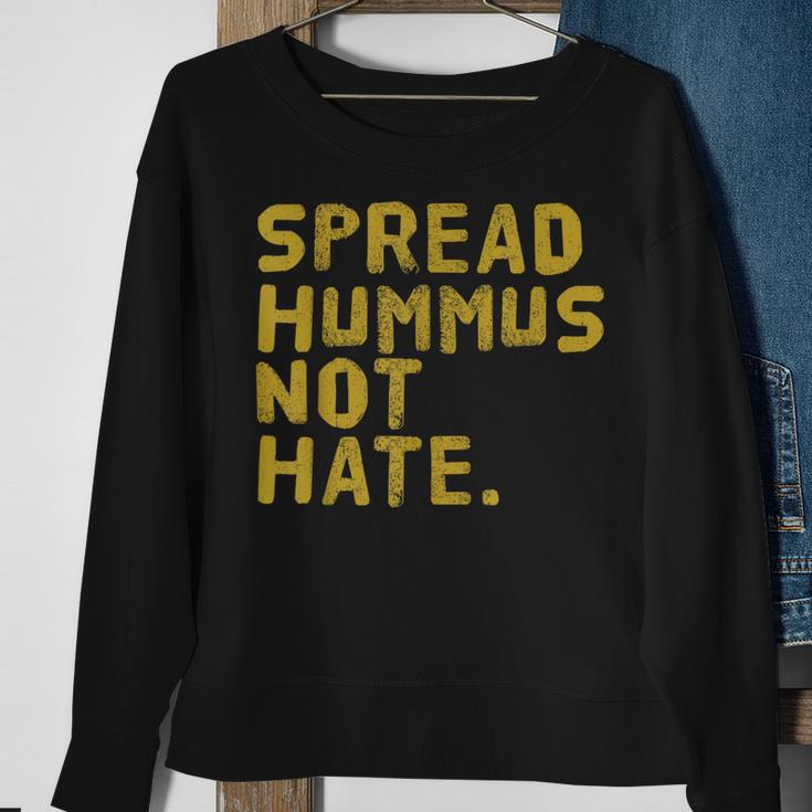 Hummus Vegan Vegetarian Spread Hummus Sweatshirt Gifts for Old Women