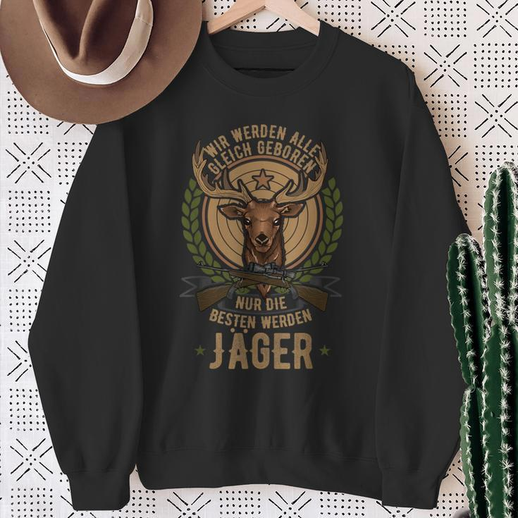 Hunter Hunting Die Beste Werden Hunter Sweatshirt Geschenke für alte Frauen