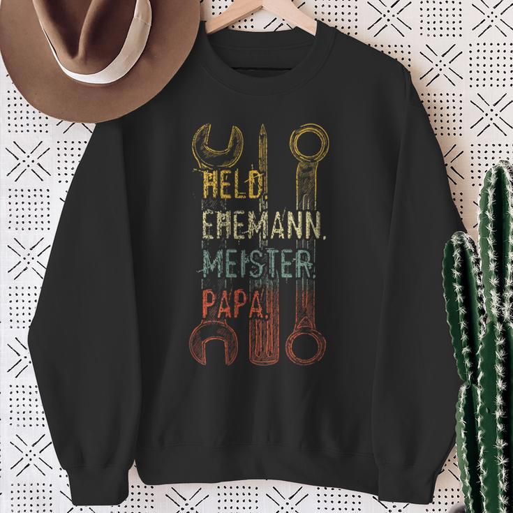 Husband Dad Master Hero Craftsman Tool Sweatshirt Geschenke für alte Frauen