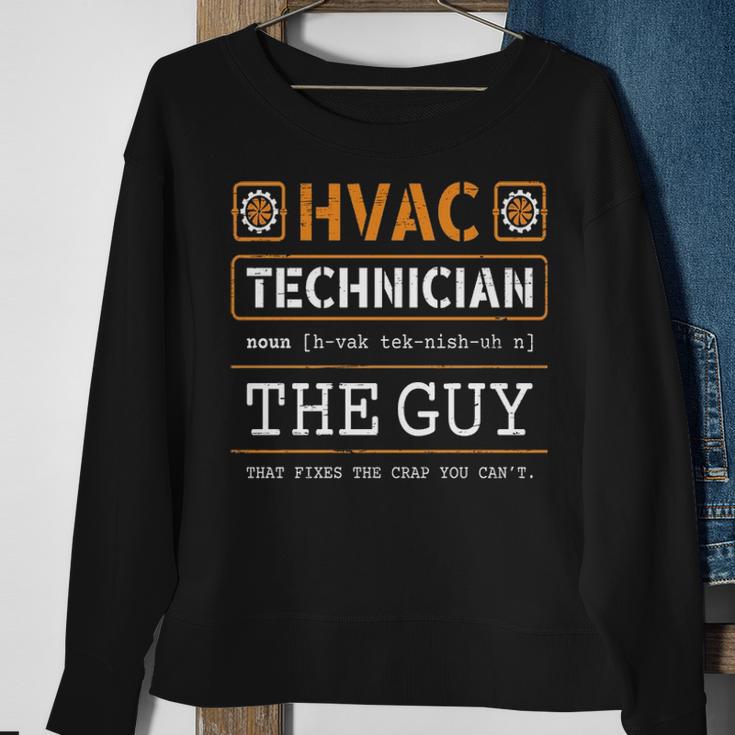 Hvac Technician Noun Hvac Technician Hvac Tech Sweatshirt Gifts for Old Women